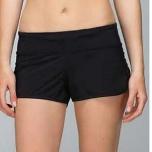 Lululemon Black Run Speed Shorts